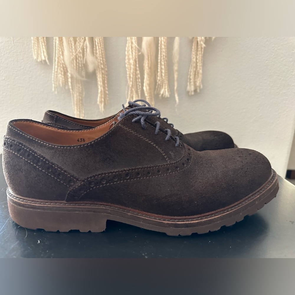 Brunello Cucinelli navy suede loafers size 43.5
